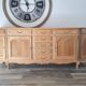Low buffet in solid cherry wood renovated – Louis XV style – 250 cm