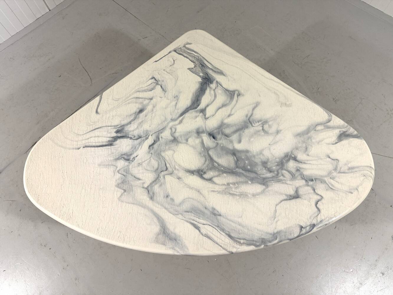 Artificial marble coffee table side table 1980’s