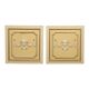 Antique decorative panels in neoclassical style made of poplar, 19th century.