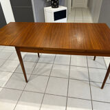Vintage 1970s extendable Scandinavian teak table