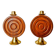Pair of brutalist candlesticks by Ardisur, bronze and wood, Spain, 1970