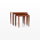 Nesting tables by H.W. Klein for Bramin, Denmark 1960s