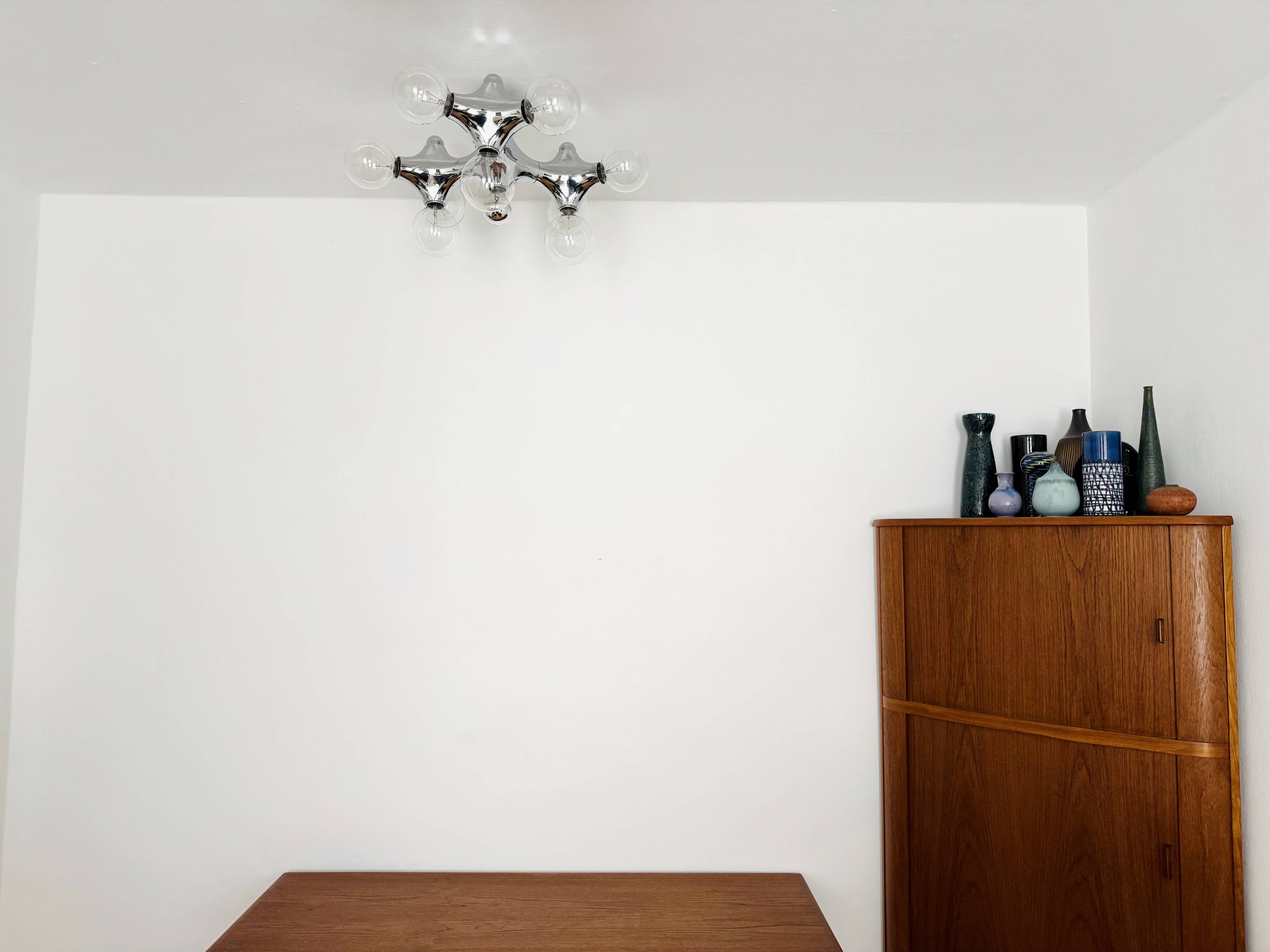 Lampe Flush Sputnik Gemini par Gebrüder Cosack