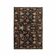Black floral Persian carpet - Wool