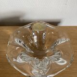 Val Saint Lambert crystal ashtray empty pocket