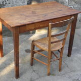 Table de ferme en pin  110 x 61 cm