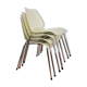 Lot de 4 chaises ivoire Maui par Vico Magistretti pour Kartell