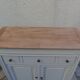 Small Louis Philippe style sideboard of beautiful craftsmanship, enhanced in storm gray.