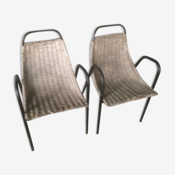 Chair rattan 50s