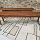 Lot deux bancs de ferme sapin vintage