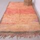 Peach Vintage Moroccan Rug 160 x 260 cm - Berber Wool Rug - Handmade Rug