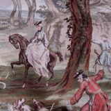 Mid-century German tapestry wall hanging 156cm x 214cm, 1950s