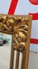 Antique 1960s gold-plated glass mirror