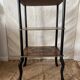 Side table, Napoleon III occasional table with 3 tiers in marquetry.