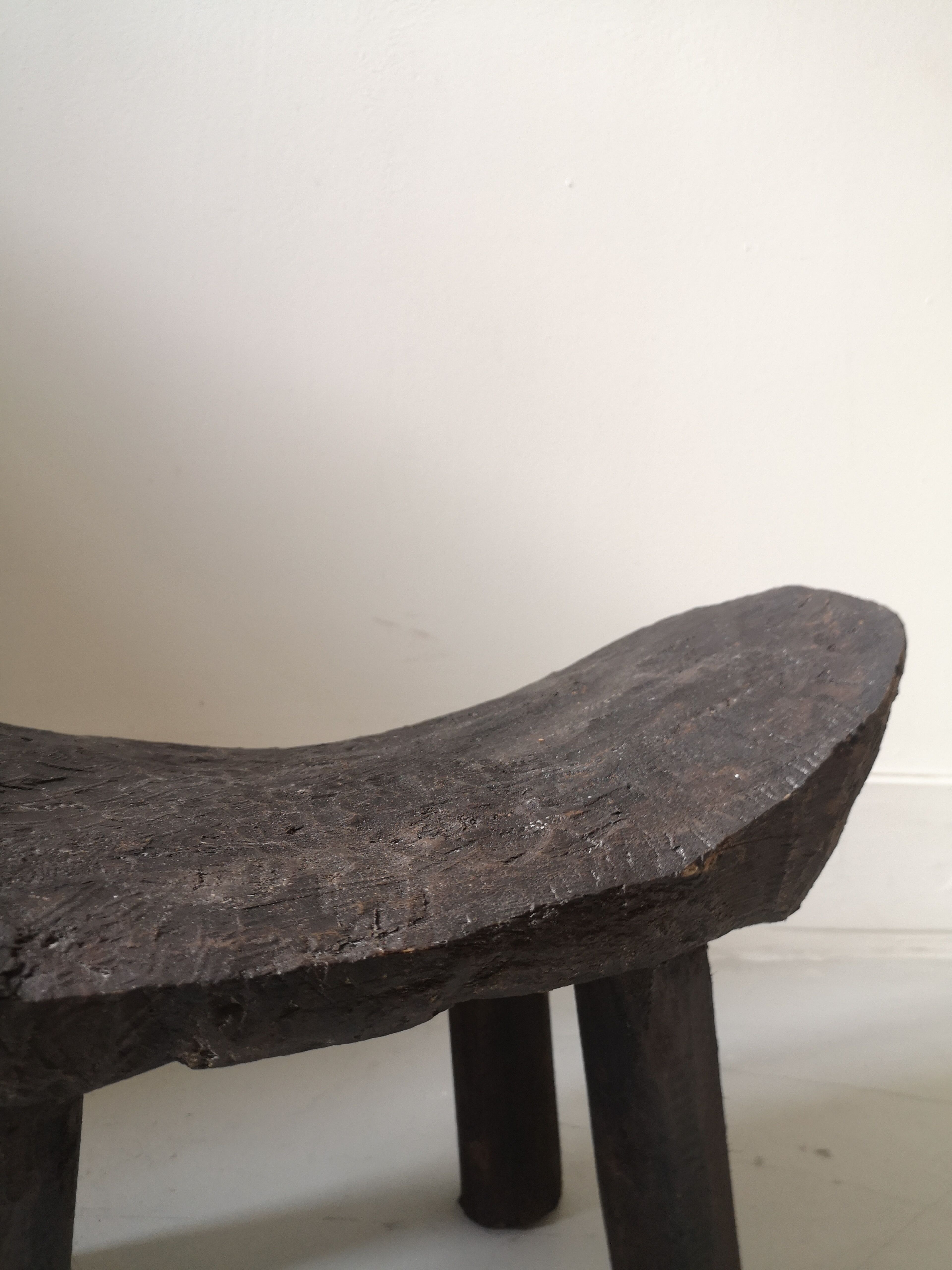 Wooden handmade yoga stool
