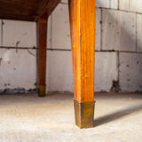 Glass and brass rosewood buffet by Esposizione Permanente Mobili Cantù Italia Anni '70