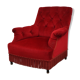 Fauteuil capitonné d'époque Napoléon lll