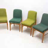 Mid century Dining Chairs by Miroslav Navrátil, 1960s, Set of 4