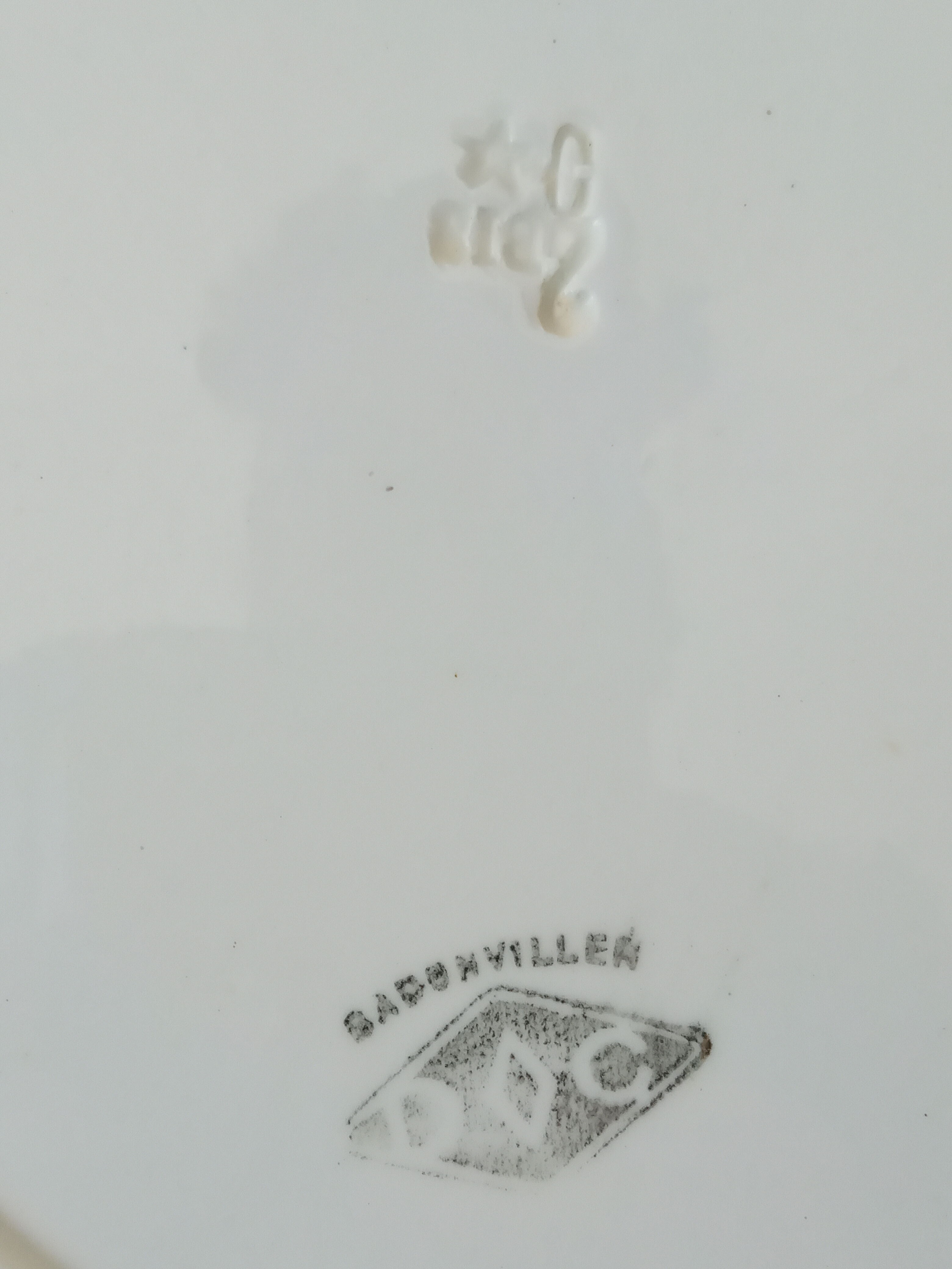 6 Art-Deco plates from Badonviller