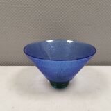 Glass bowl, by Lena Hansson for Hadeland glassworks Norway 1970s.