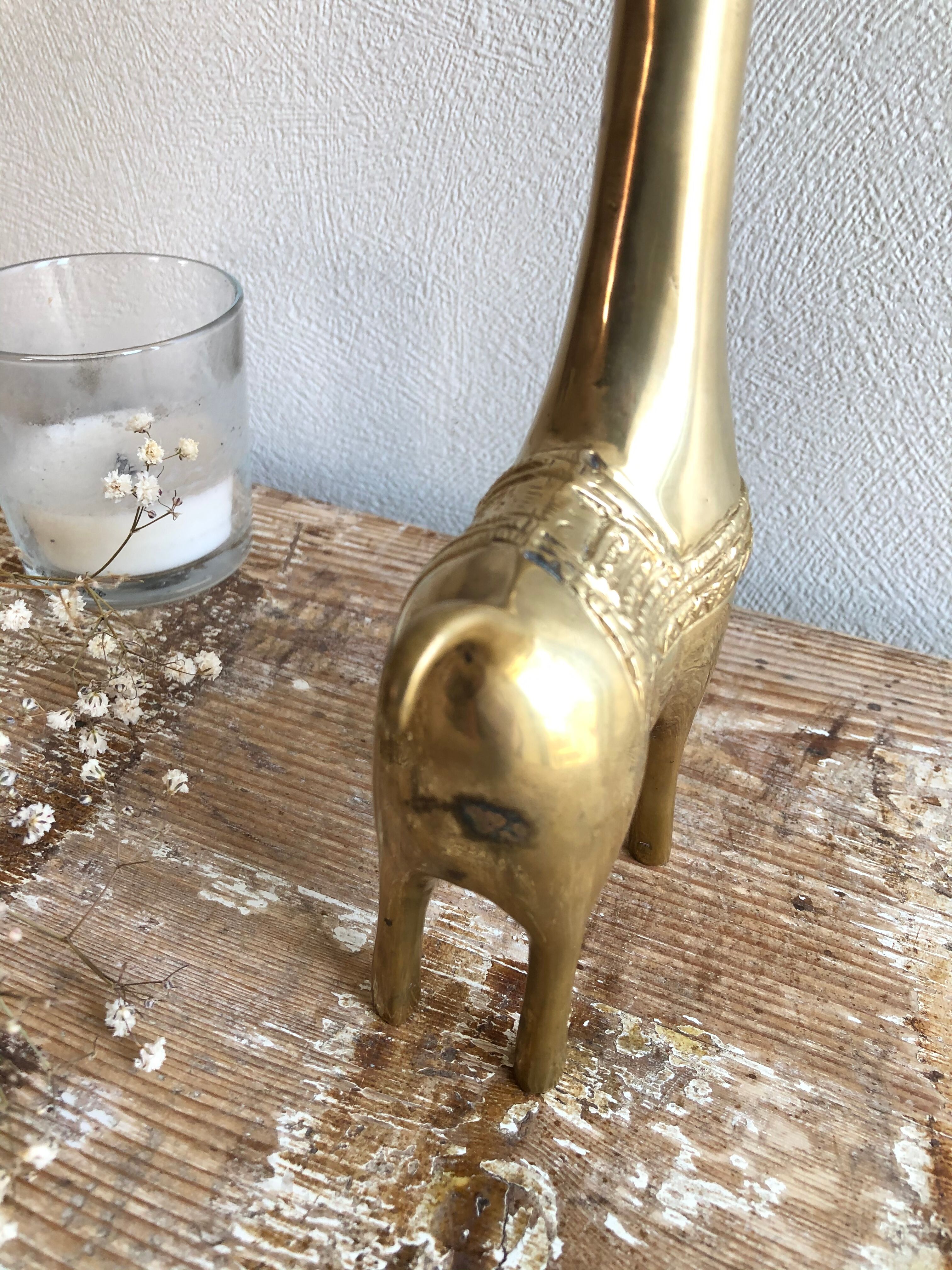 Brass donkey figurine