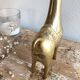 Figurine âne en laiton