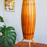 Vintage Czechoslovak Hand-Tied Table Lamp by ULUV, 1960s