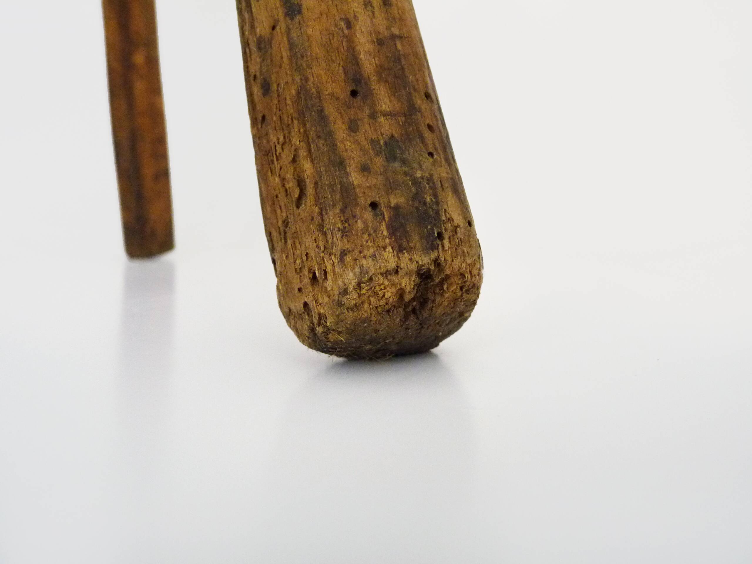 Tripod trading stool, peasant art Ariège, France nineteenth century