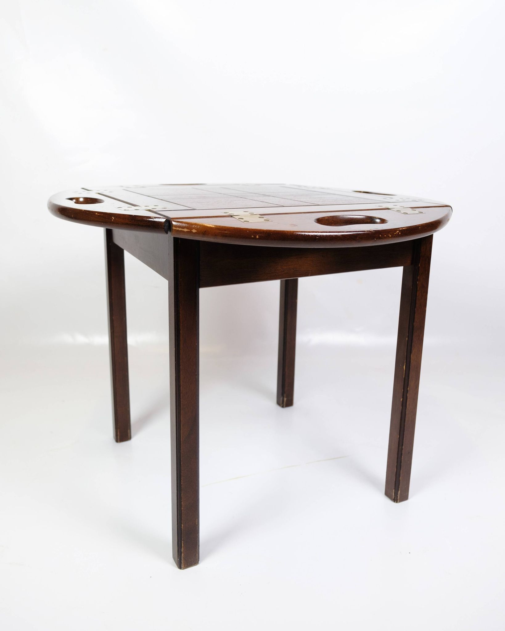 Table de majordome en acajou des années 1960