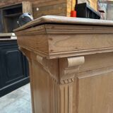 Early 20th century bar set in solid elm