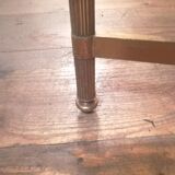 Jansen home coffee table in brass and marble