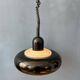 Black vintage suspension UFO Space Age by Knud Christensen