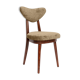 Fauteuil vintage olive vert cœur en velours, Europe, 1960s