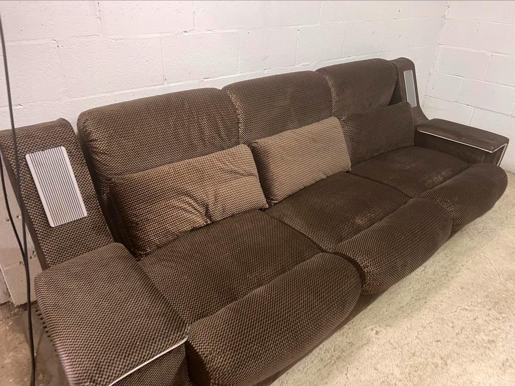 Vintage XL seventies sofa