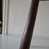 Brutalist modernist tripod stool 1950