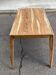 Dining table 175x80 renovated in raw solid acacia Tikamoon 6/8 people