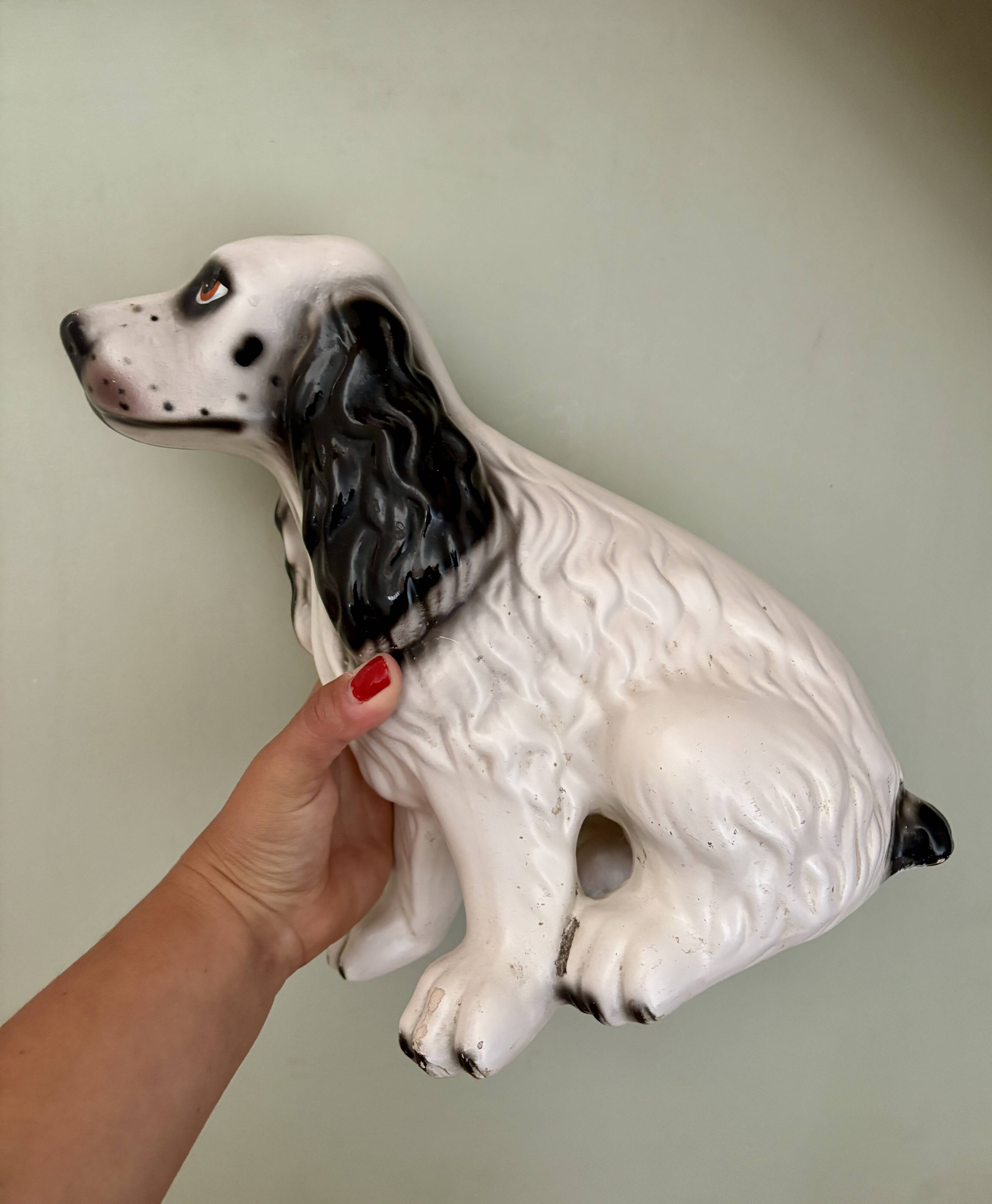 Vintage ceramic dog