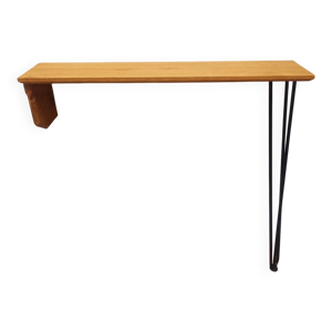 console en chêne