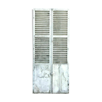19th century painted solid oak shutter