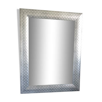 Silver mirror with beveled mirror