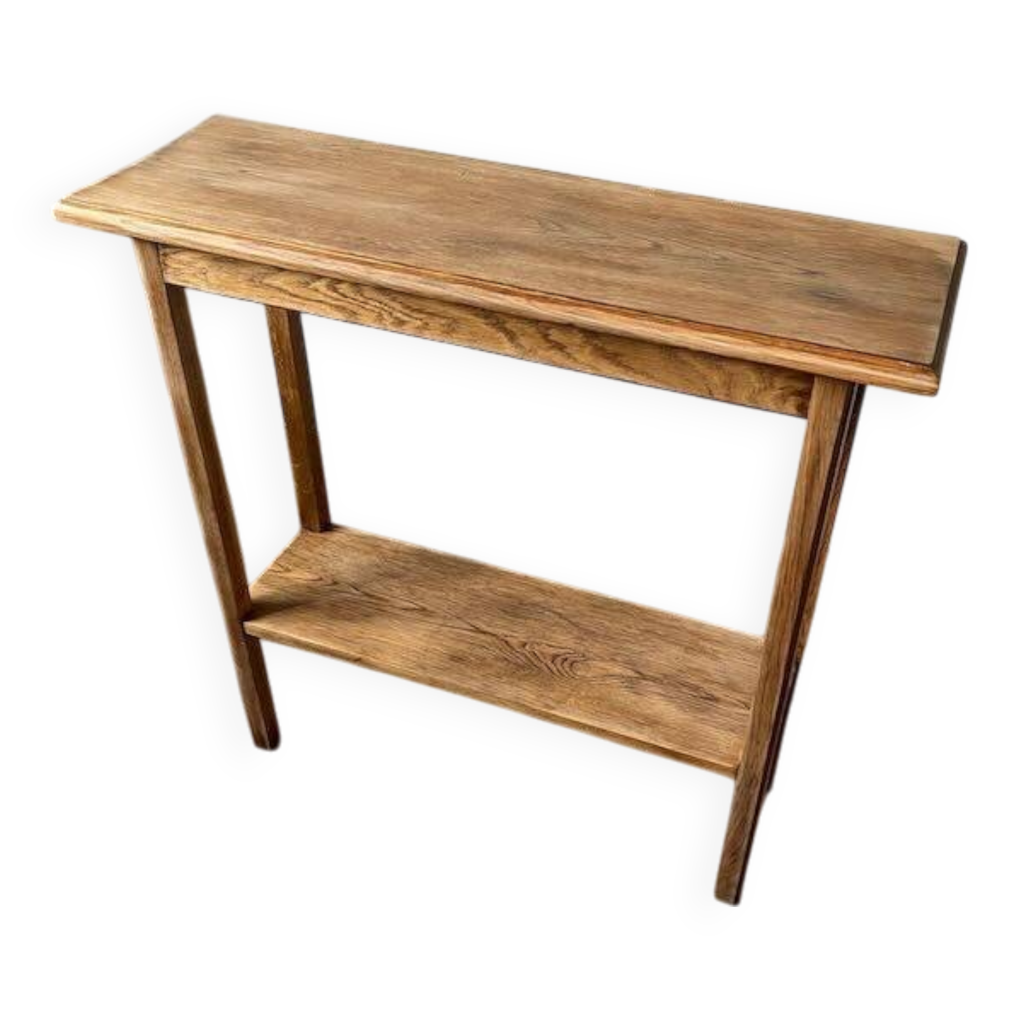 Console en chêne ciré