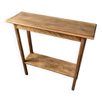 Console en chêne ciré