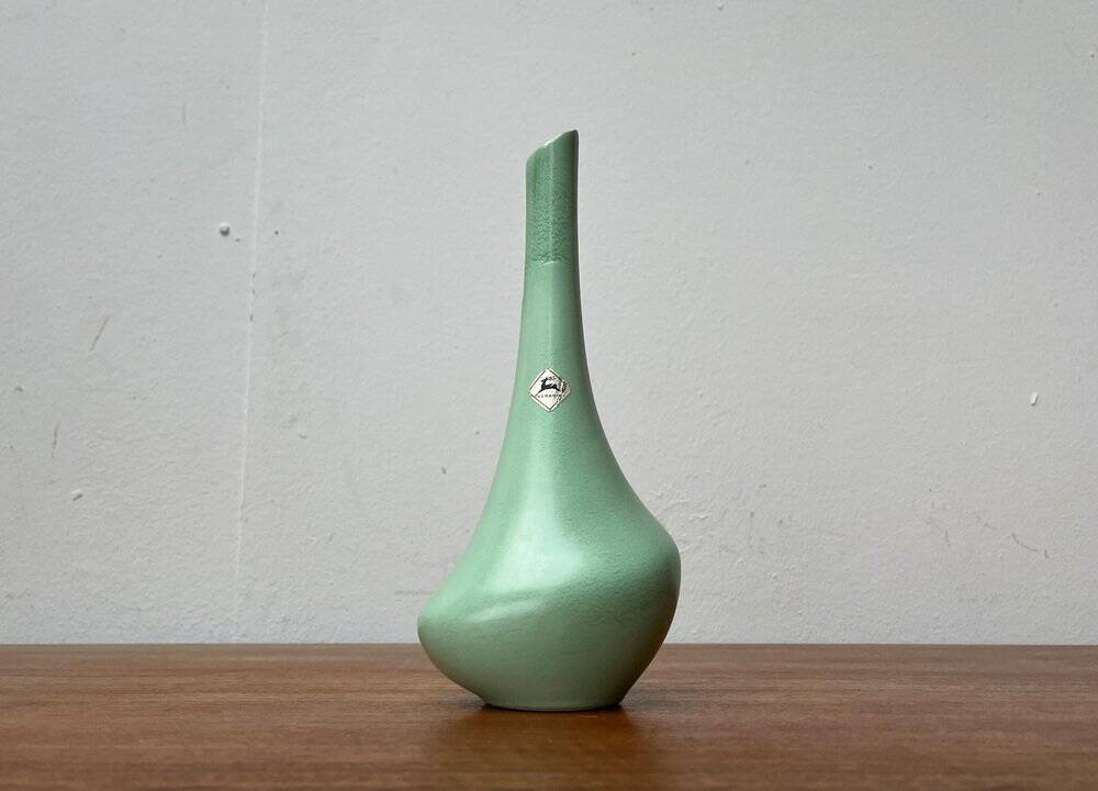 German ceramic vase from the mid-century by Hirschau Keramik, 1960s.