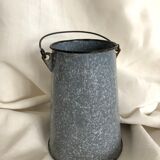 Enamelled milk jar, kitchen decoration
