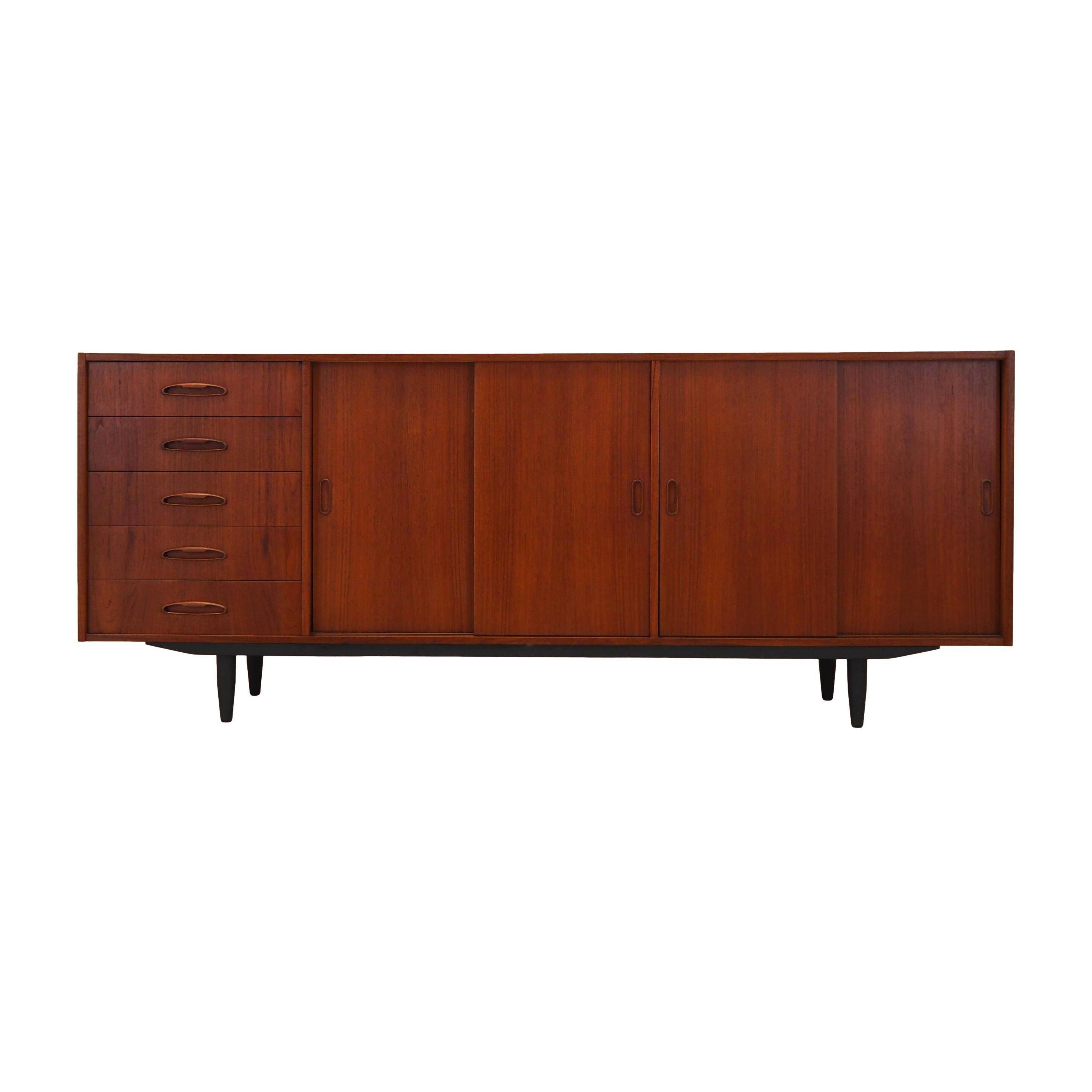 Teak sideboard, Danish design, 1970s, production: Denmark