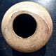 Glazed stoneware vase with a contemporary design, signed to be identified.