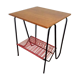 Vintage platinum side table