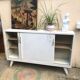 Meuble atelier pieds compas