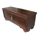 Antique original walnut chest.