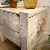 Ancienne malle en bois